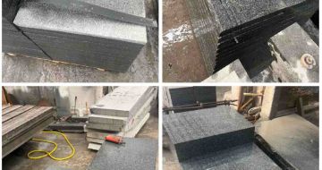 云浮 芝麻黑地铺石材