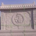 云浮 芝麻白花岗岩屏风，照壁，影壁
