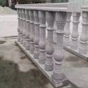 云浮 芝麻白圆形光面花瓶柱，栏杆