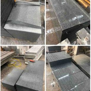 云浮 芝麻黑地铺石材