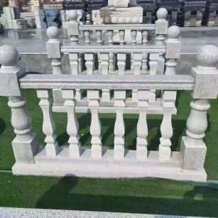 云浮 别墅石材栏杆特写