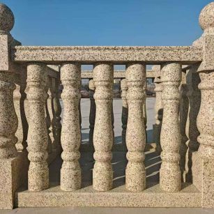 云浮 黄金麻栏杆（扶手，花瓶柱，将军柱）