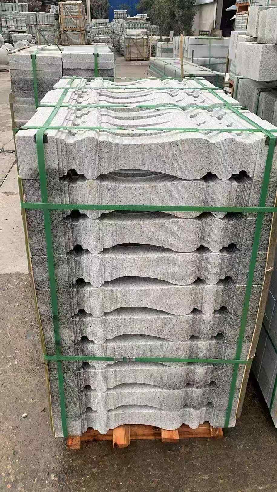 云浮 芝麻白方形拉丝面，栏杆花瓶柱