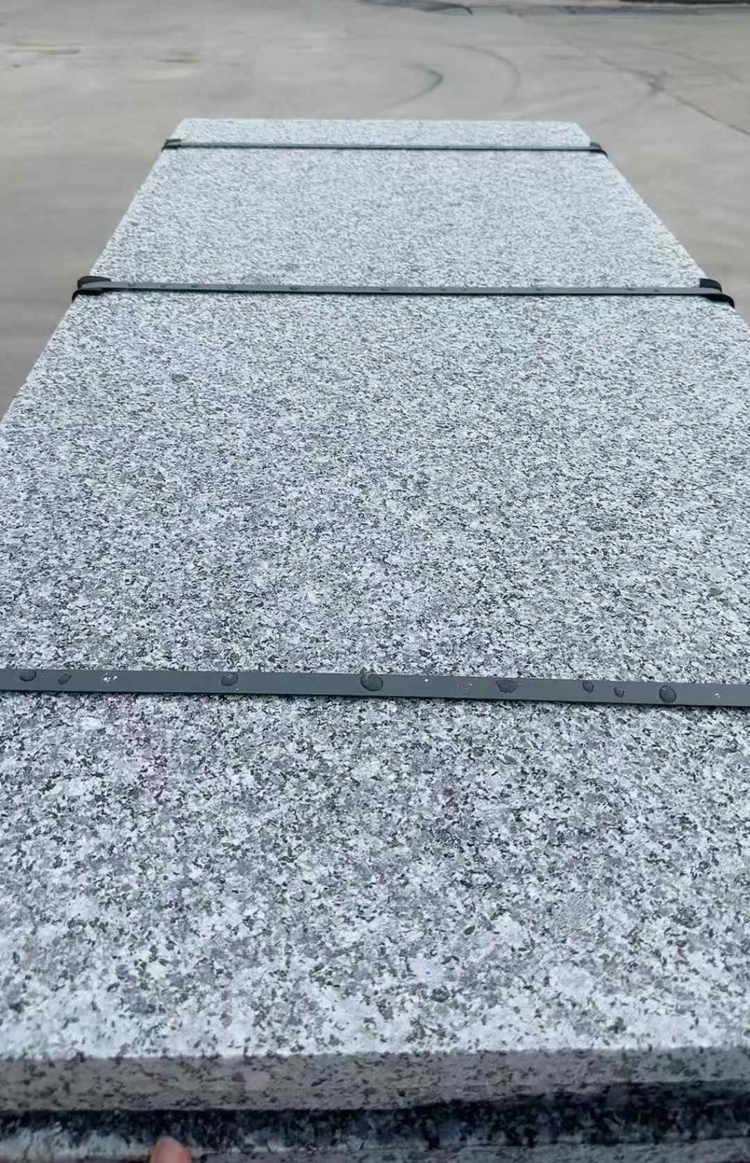 云浮 芝麻黑火烧面毛板，条板，半成品