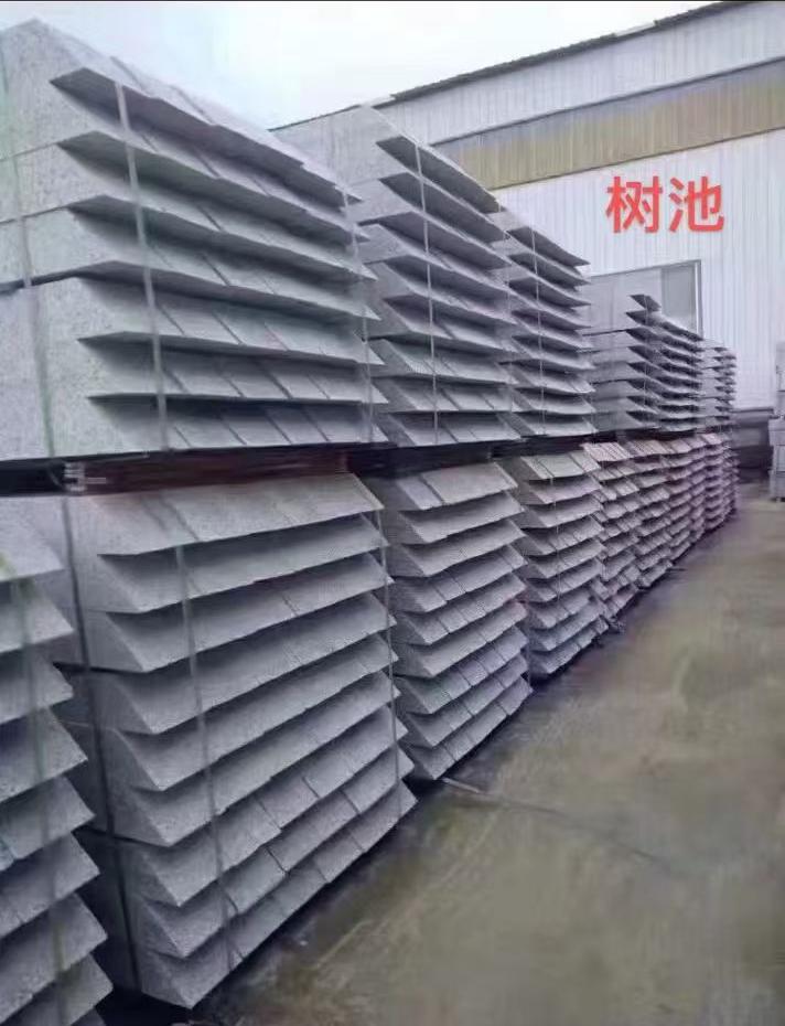 云浮 芝麻灰切头树池