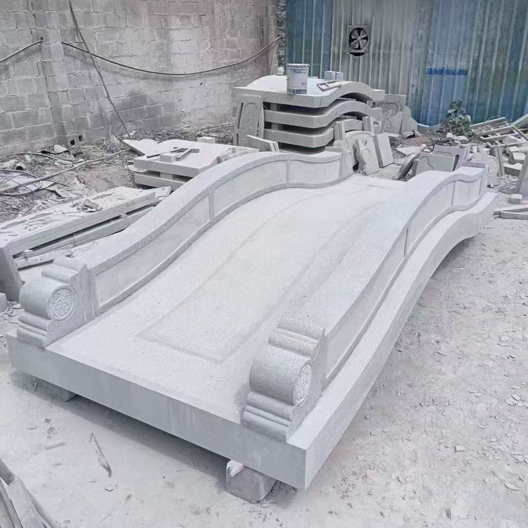 云浮 芝麻灰花岗岩园林景观 小石桥