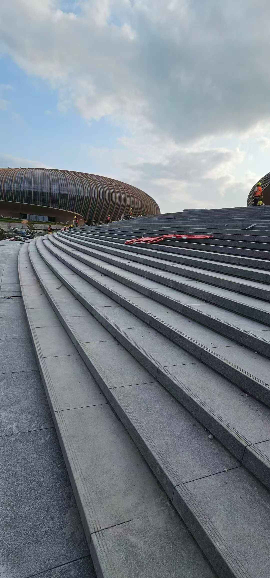 云浮 弧形整石台阶铺装效果图